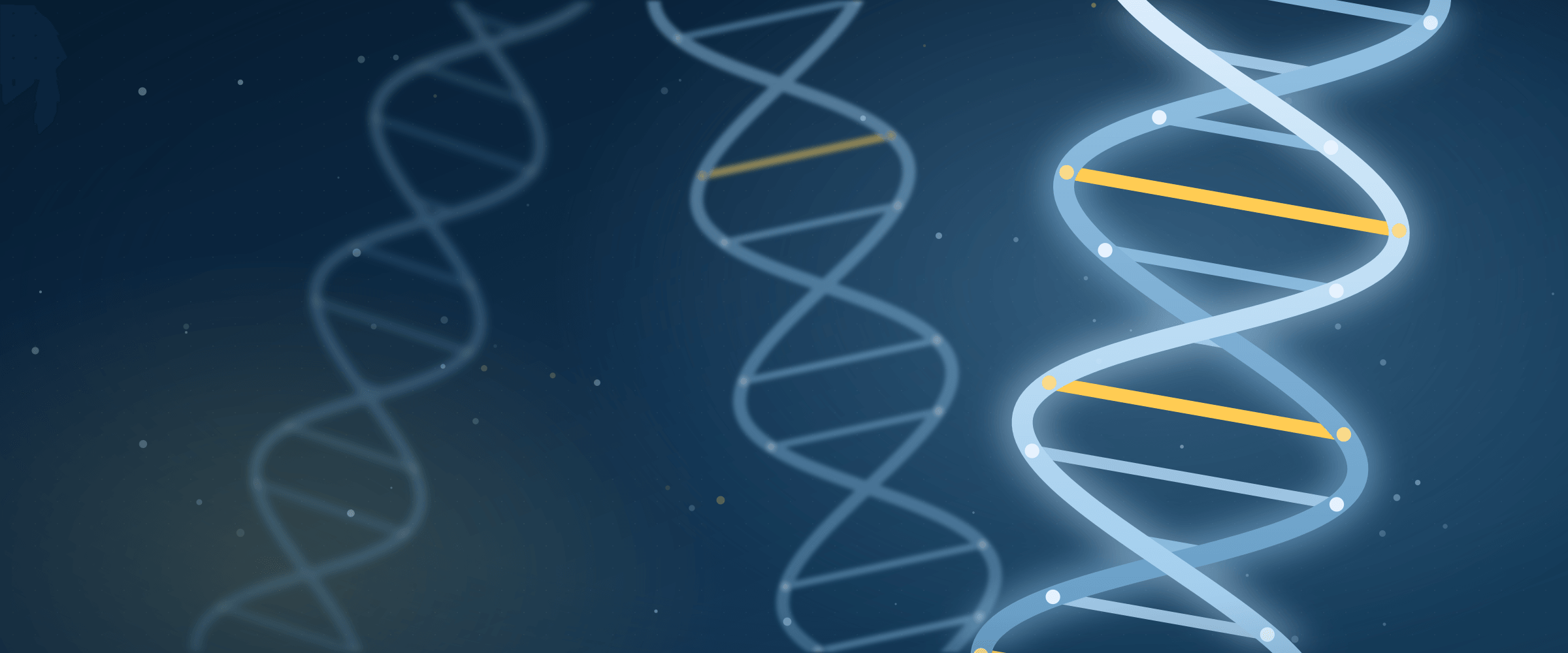 DNA double helix — gene therapy research at Advanced Research